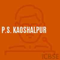 P.S. Kaoshalpur Primary School Logo