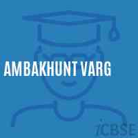 Ambakhunt Varg Middle School Logo