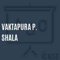 Vaktapura P. Shala Primary School Logo