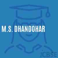 M.S. Dhandohar Middle School Logo