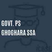 Govt. Ps Ghoghara Ssa Primary School Logo