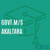 Govt.M/s Akaltara Middle School Logo