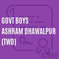 Govt Boys Ashram Dhawalpur (Twd) Primary School Logo