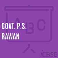 Govt. P.S. Rawan Primary School Logo