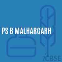 Ps B Malhargarh Primary School Logo