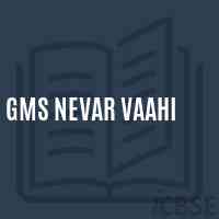 Gms Nevar Vaahi Middle School Logo