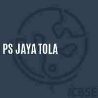 Ps Jaya Tola Primary School Logo