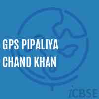 Gps Pipaliya Chand Khan Primary School Logo