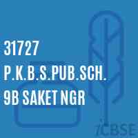 31727 P.K.B.S.Pub.Sch. 9B Saket Ngr Middle School Logo