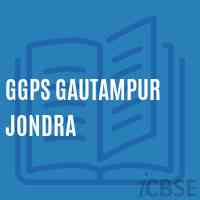 Ggps Gautampur Jondra Primary School Logo