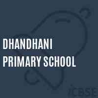 Dhandhani Primary School Logo