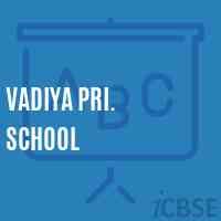 Vadiya Pri. School Logo