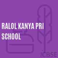 Ralol Kanya Pri School Logo