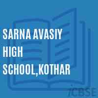 Sarna Avasiy High School,Kothar Logo