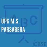 Upg M.S. Parsabera Middle School Logo