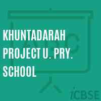Khuntadarah Project U. Pry. School Logo