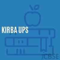 Kirba Ups Middle School Logo