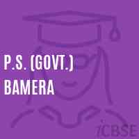 P.S. (Govt.) Bamera Primary School Logo