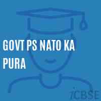 Govt Ps Nato Ka Pura Primary School Logo