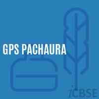 Gps Pachaura Primary School Logo