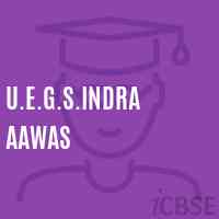 U.E.G.S.Indra Aawas Primary School Logo