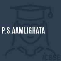 P.S.Aamlighata Primary School Logo