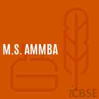 M.S. Ammba Middle School Logo
