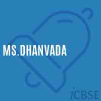 Ms.Dhanvada Middle School Logo