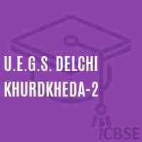 U.E.G.S. Delchi Khurdkheda-2 Primary School Logo