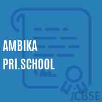 Ambika Pri.School Logo