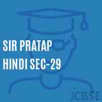 Sir Pratap Hindi Sec-29 Senior Secondary School Logo