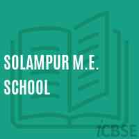 Solampur M.E. School Logo