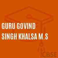 Guru Govind Singh Khalsa M.S Senior Secondary School Logo