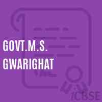 Govt.M.S. Gwarighat Middle School Logo