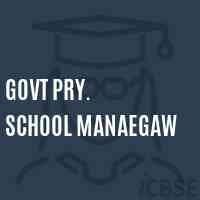 Govt Pry. School Manaegaw Logo
