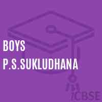 Boys P.S.Sukludhana Primary School Logo