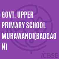 Govt. Upper Primary School Murawandi(Badgaon) Logo