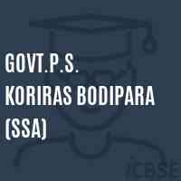 Govt.P.S. Koriras Bodipara (Ssa) Primary School Logo