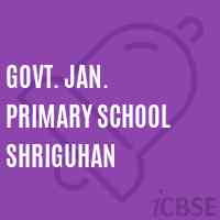 Govt. Jan. Primary School Shriguhan Logo