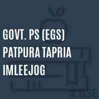 Govt. Ps (Egs) Patpura Tapria Imleejog Primary School Logo