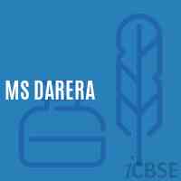 Ms Darera Middle School Logo