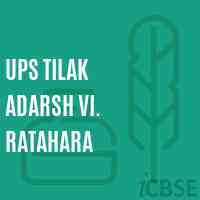 Ups Tilak Adarsh Vi. Ratahara Middle School Logo