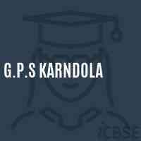 G.P.S Karndola Primary School Logo