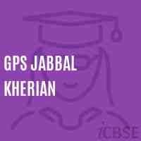 Gps Jabbal Kherian Primary School Logo