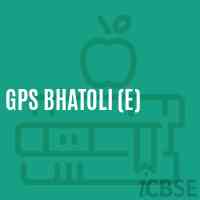 Gps Bhatoli (E) Primary School Logo