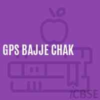 Gps Bajje Chak Primary School Logo