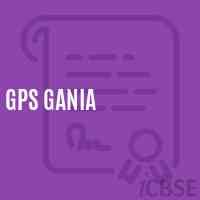 Gps Gania Primary School Logo