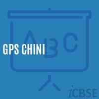 Gps Chini Primary School Logo