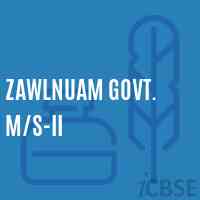 Zawlnuam Govt. M/s-Ii School Logo