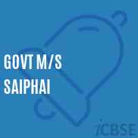 Govt M/s Saiphai School Logo